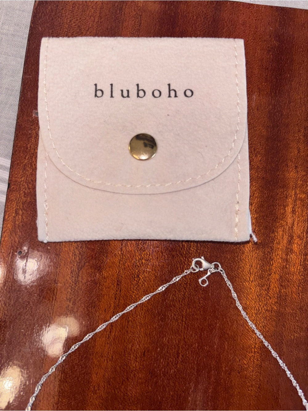 bluboho Lightning Strikes Twisted Rope Necklace - Silver - Picture 2 of 6